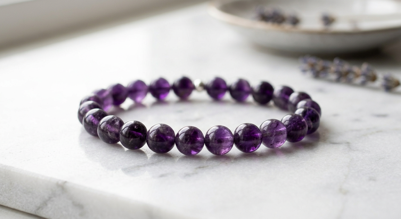 Amethyst gemstone illustration