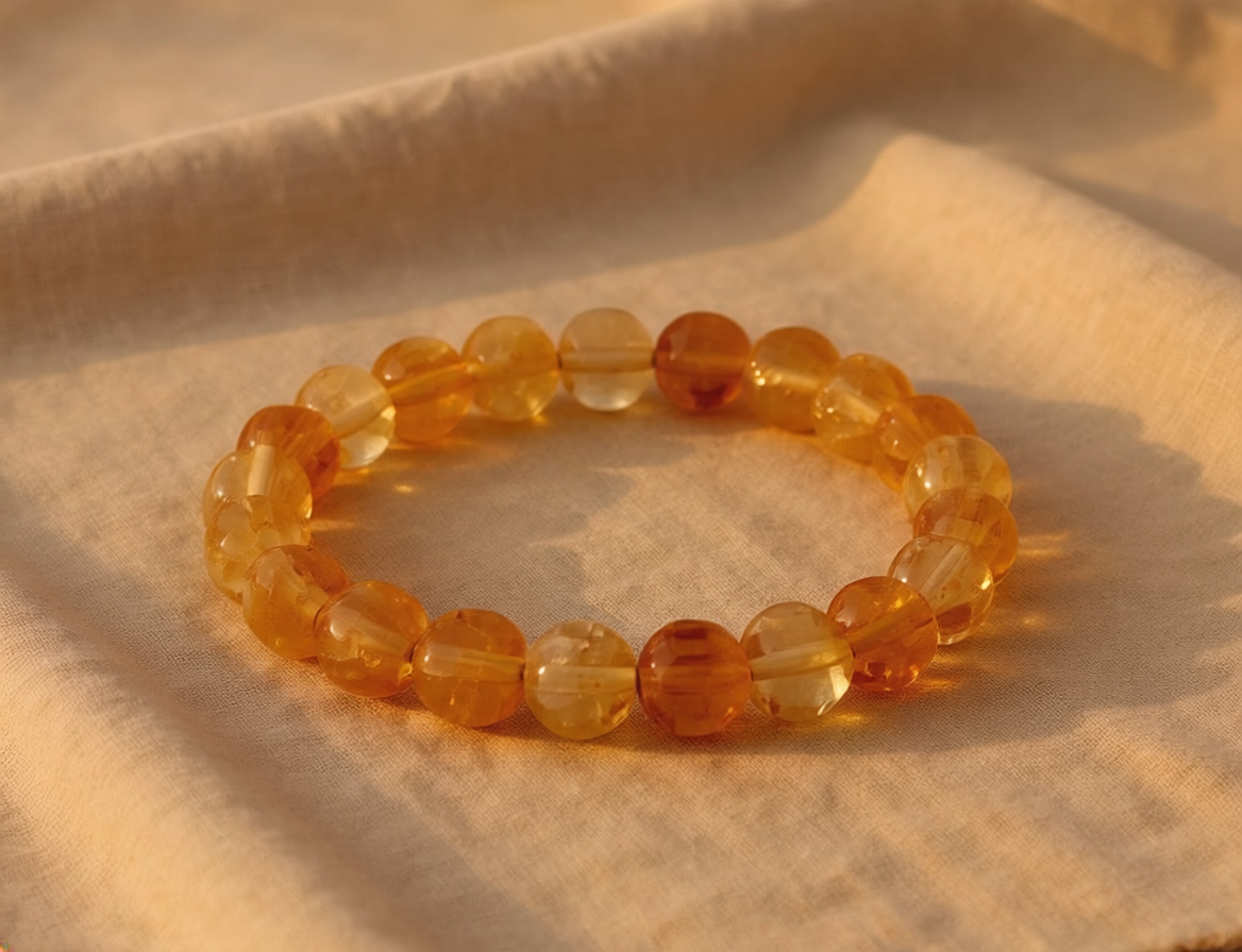 Citrine gemstone illustration