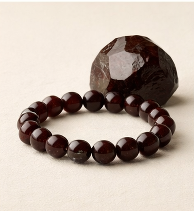 Garnet gemstone illustration