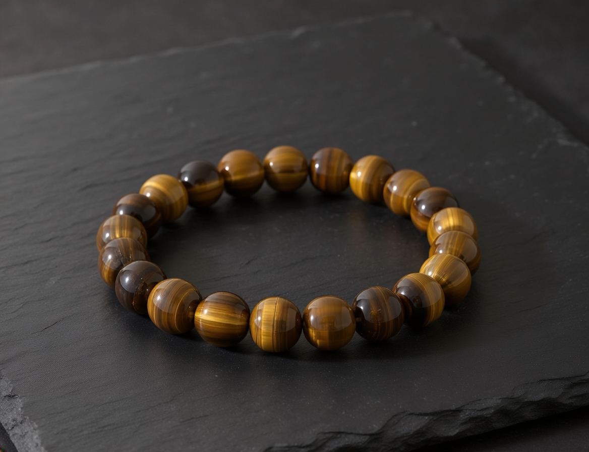 Tiger's Eye gemstone illustration